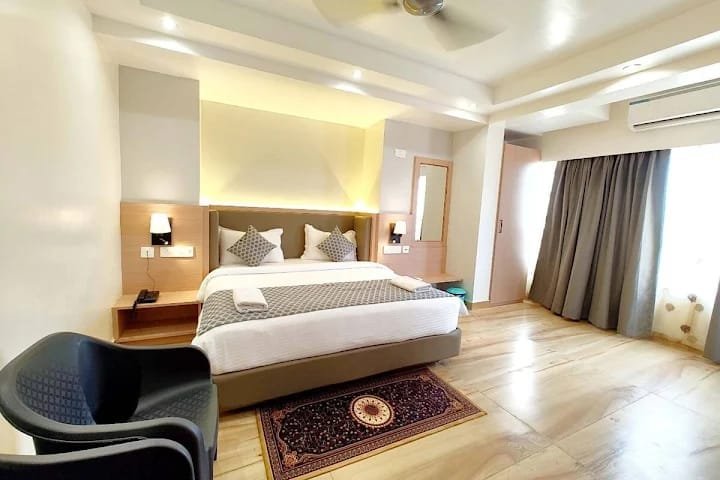 Air-conditioned hotel room